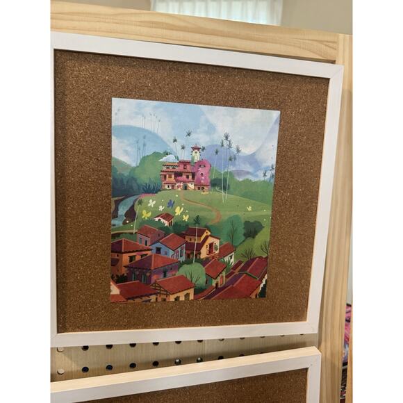Disney Handmade Custom Pin Board Encanto House From Little Golden Books - Picture 3 of 5